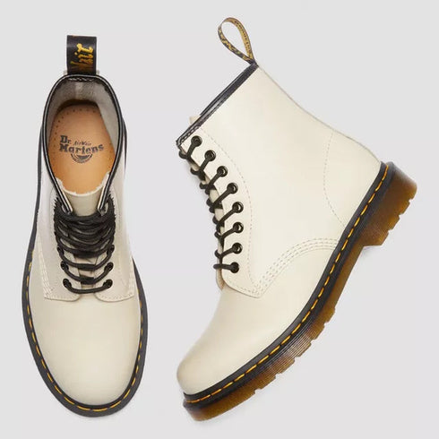 Dr Martens 1460 Smooth Parchment Beige 8 up Leather Boot LAST ONE